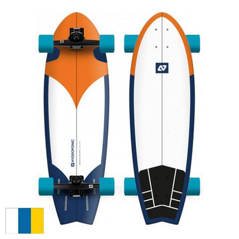 Hydroponic surfskate Fish 31,5'' Radical orange / Navy