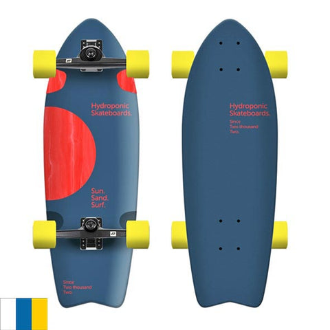 Hydroponic surfskate Fish 28'' Lunar Navy / Red